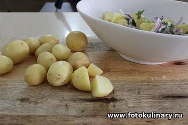 Деревенский картофельный салат 6