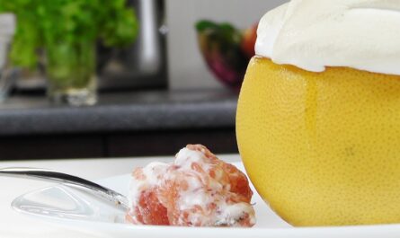 Грейпфрут с меренгой — Кулинарные видео рецепты