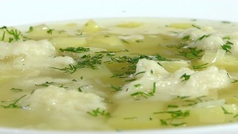 Суп с галушками по-полтавски — Кулинарные видео рецепты